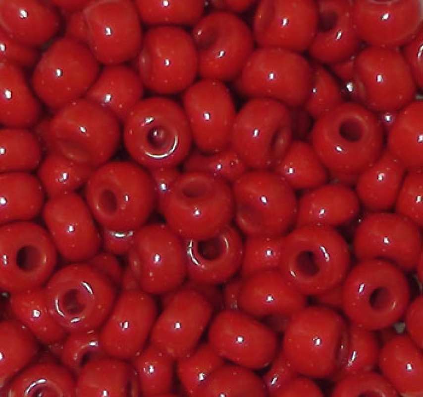 Indianerperlen 4,5mm rot