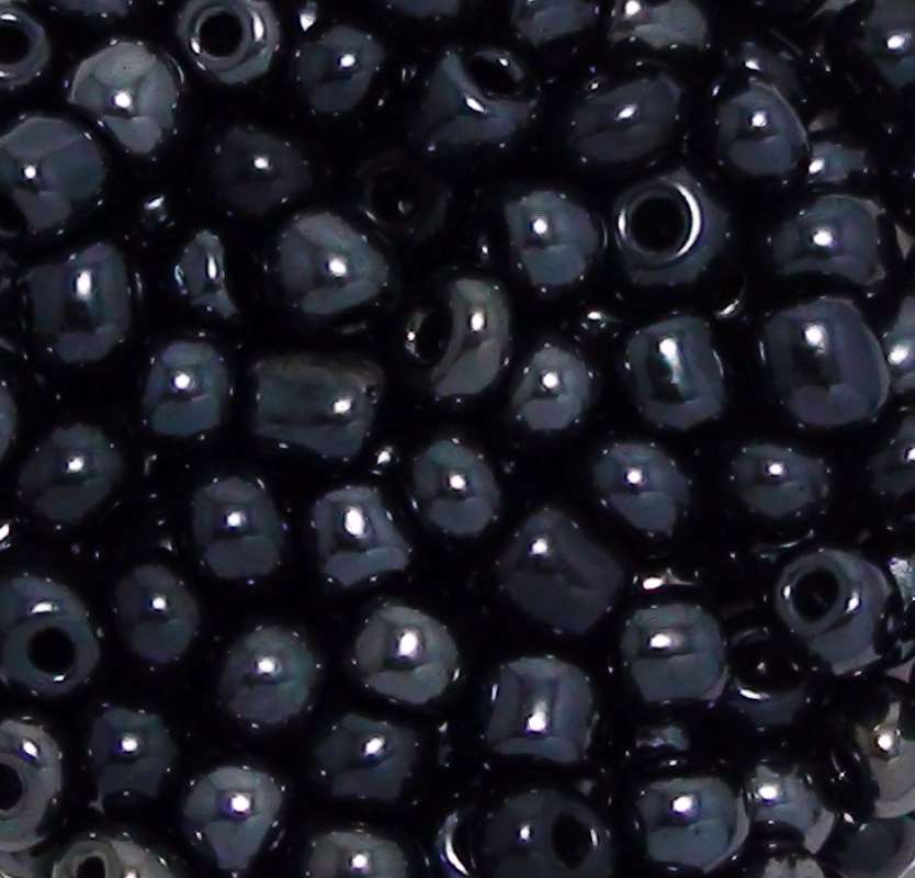 Rocailles 4mm mit Silbereinzug blutstein