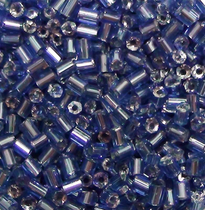 Glasstifte 2mm mit Silbereinzug hellblau