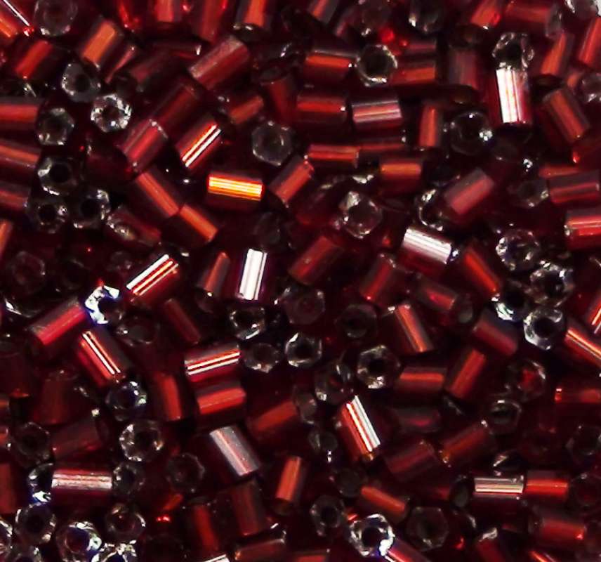 Glasstifte 2mm mit Silbereinzug rot