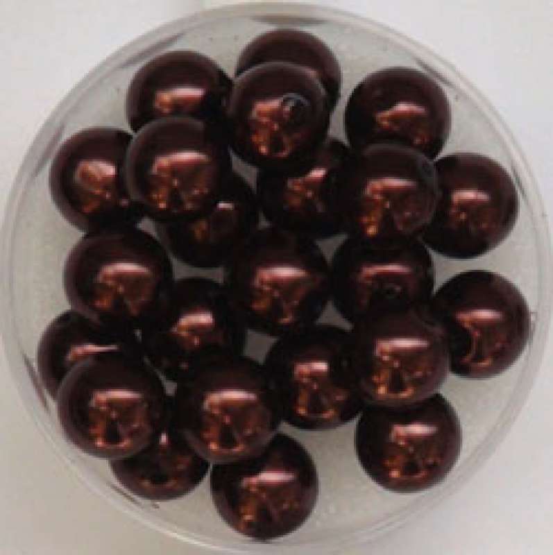 Renaissance Glaswachsperlen 8mm nougat Wachsperlen Perlen Schmuckperlen