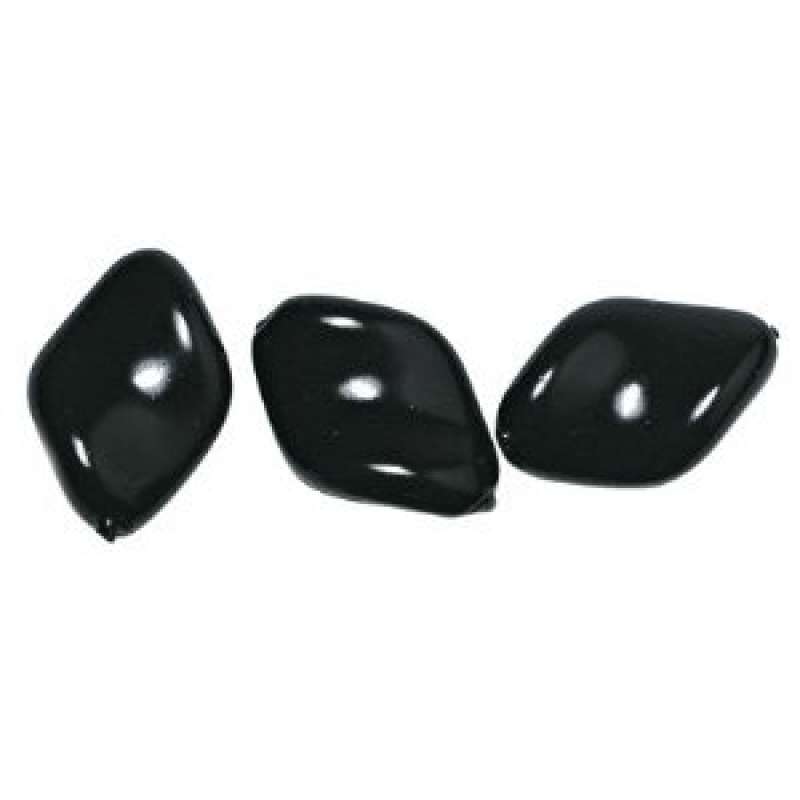 Renaissance-Chips 19x13mm schwarz Wachsperlen Perlen Schmuckperlen