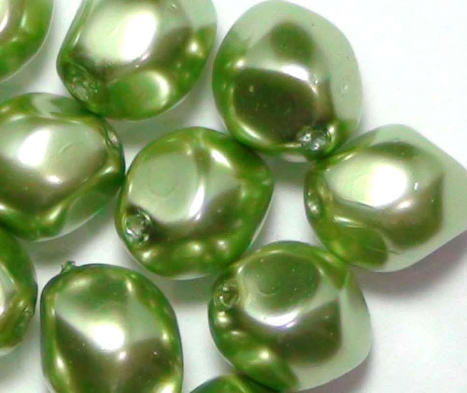 Renaissance-Perle 9mm jade Wachsperlen Perlen Schmuckperlen