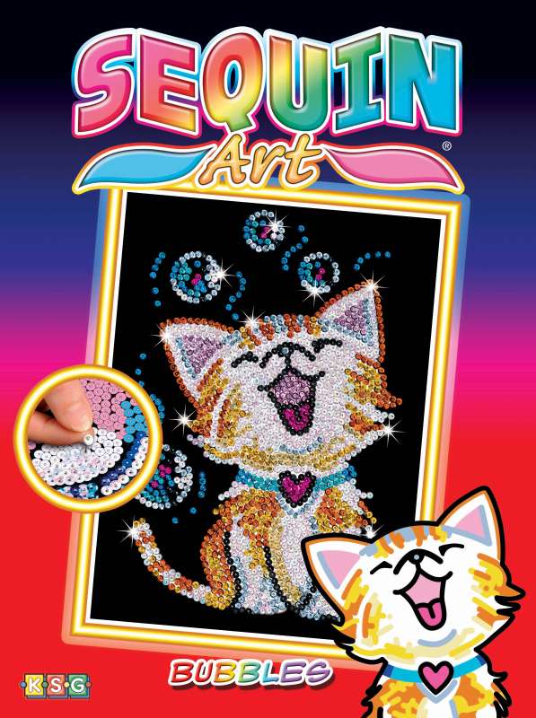 Sequin-Art Junior Paillettenbilder Kätzchen 1602