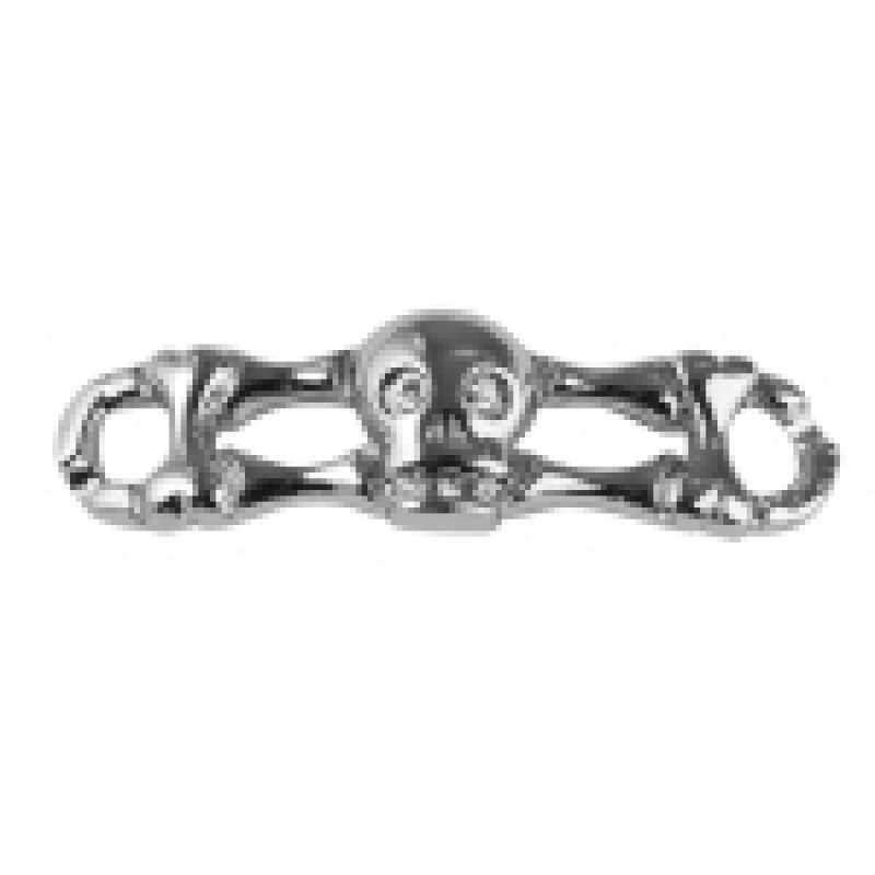 Rayher Shoe-Charm Totenkopf, 50x15mm