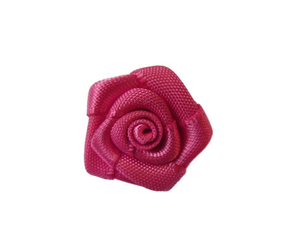 Satinrose ca. 2cm - pink