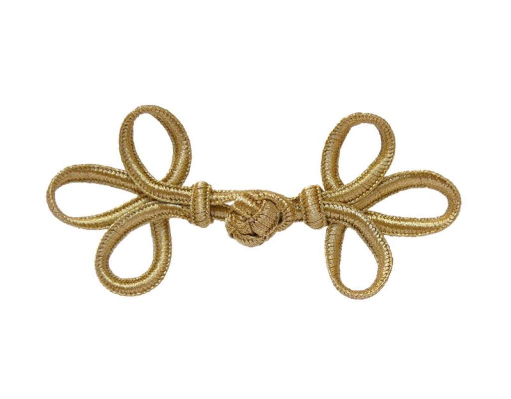 Lurex-Verschluss - gold