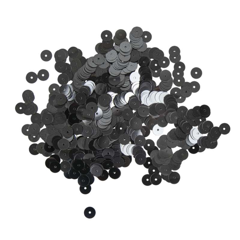 Pailletten glatt 6mm taubenblau 4000 Stück in SB-Box
