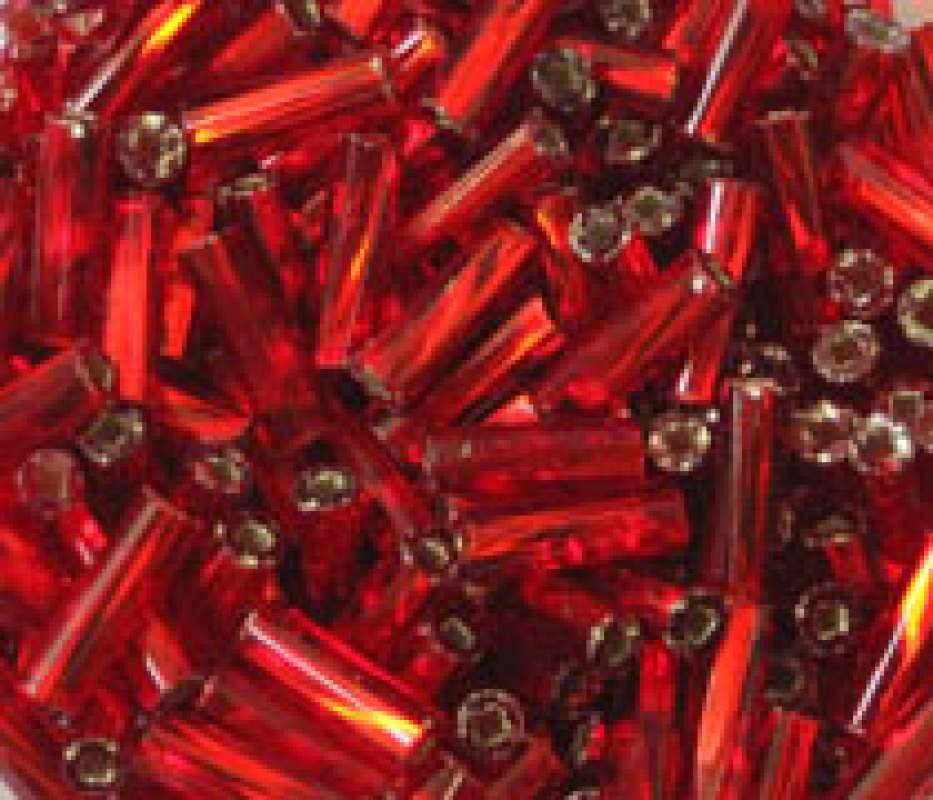 Glasstifte twisted 6mm rot