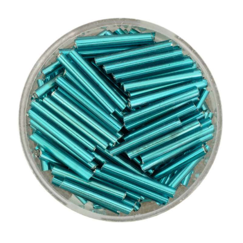 Glasstifte 15mm türkis 13g in Dose
