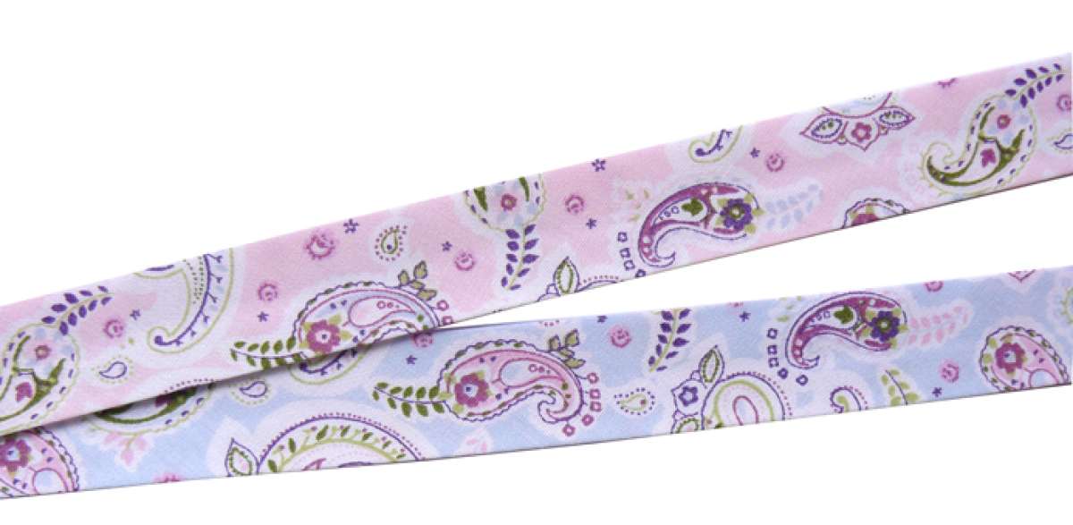 BW-Schrägband "Paisley" paillettenshop