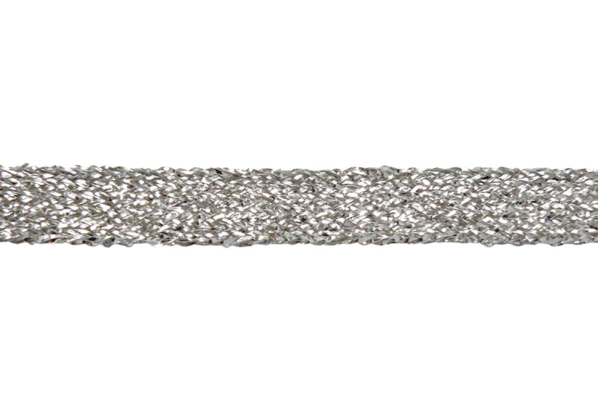 Lurexlitze 25mm - silber