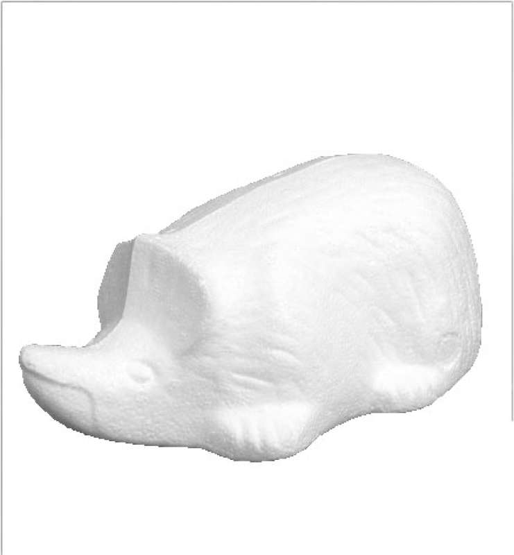 Styropor Figur Igel 20cm