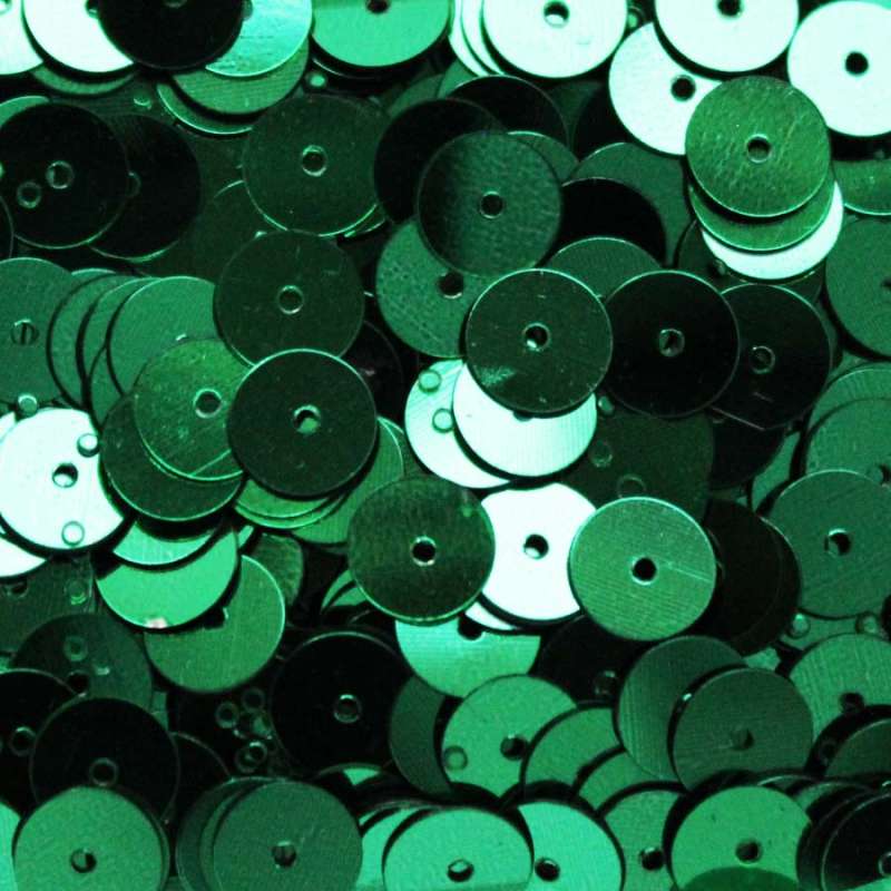 Pailletten 6mm glatt grün 6g Dose 8067-141