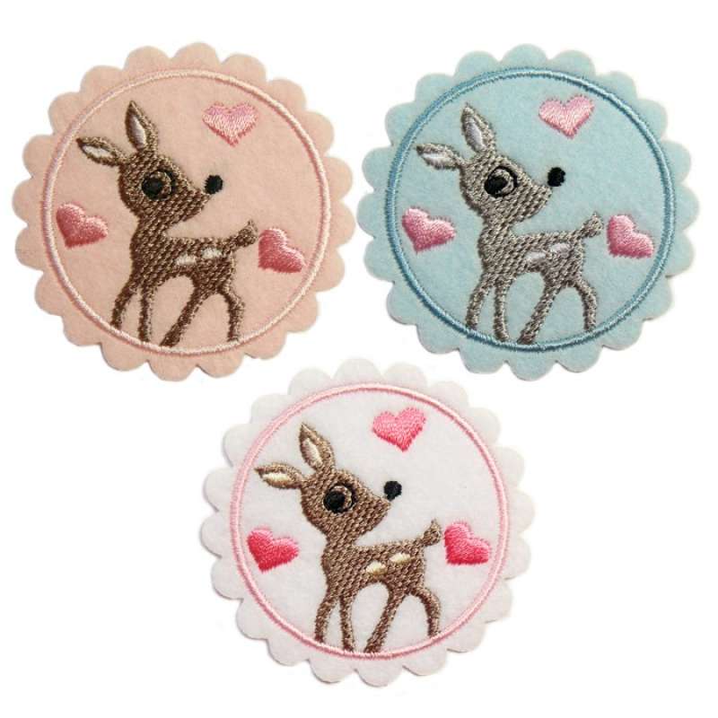 Stickmotiv Reh ca. 6,5cm