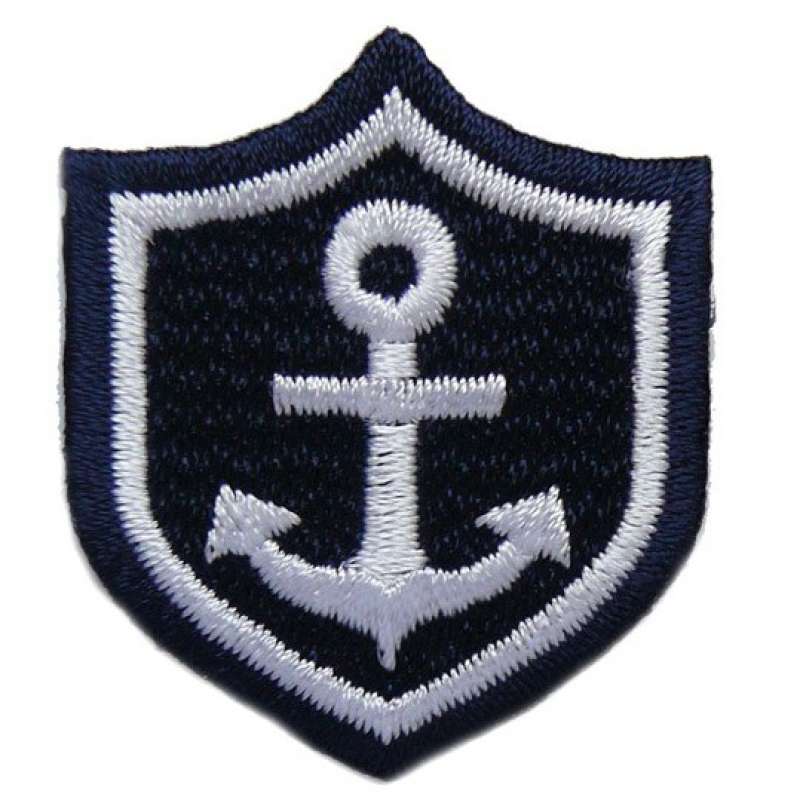 Stickmotiv "Wappen-Anker" - paillettenshop.de