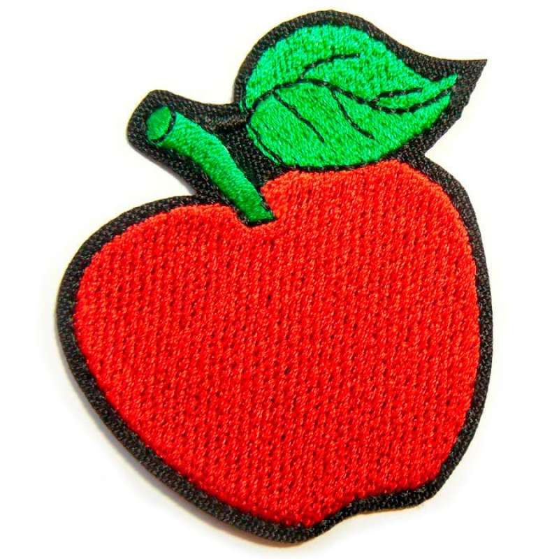 Stickmotiv "Apfel" ca. 5,4x6,4cm