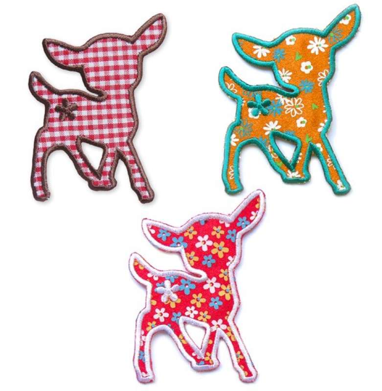 Stickmotiv "Rehkitz" paillettenshop.de