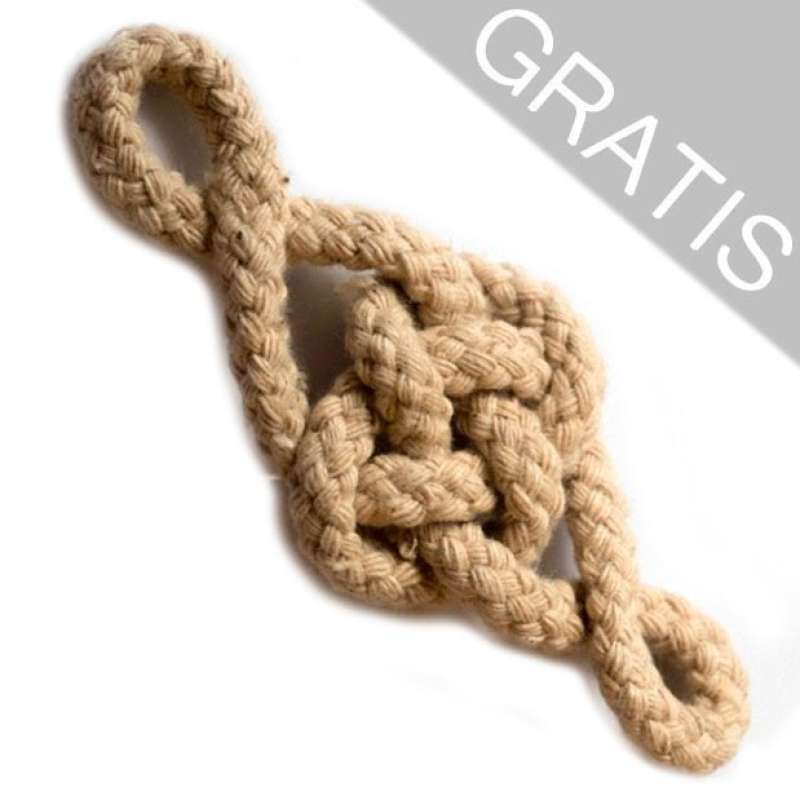 Baumwollknoten in Natur 8x3cm