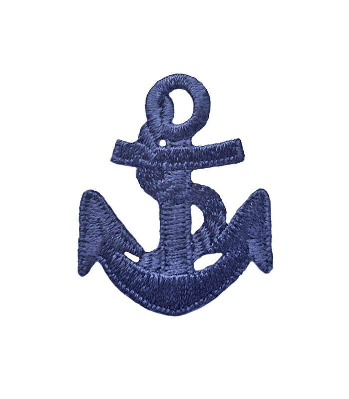 Stickmotiv Anker - marineblau