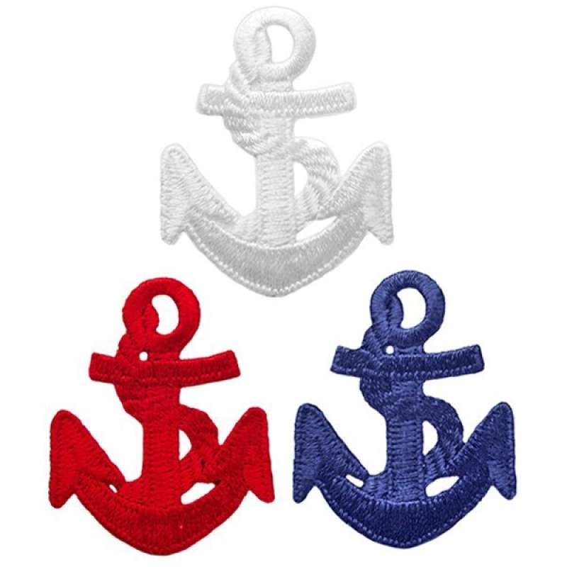 Stickmotiv Anker paillettenshop.de