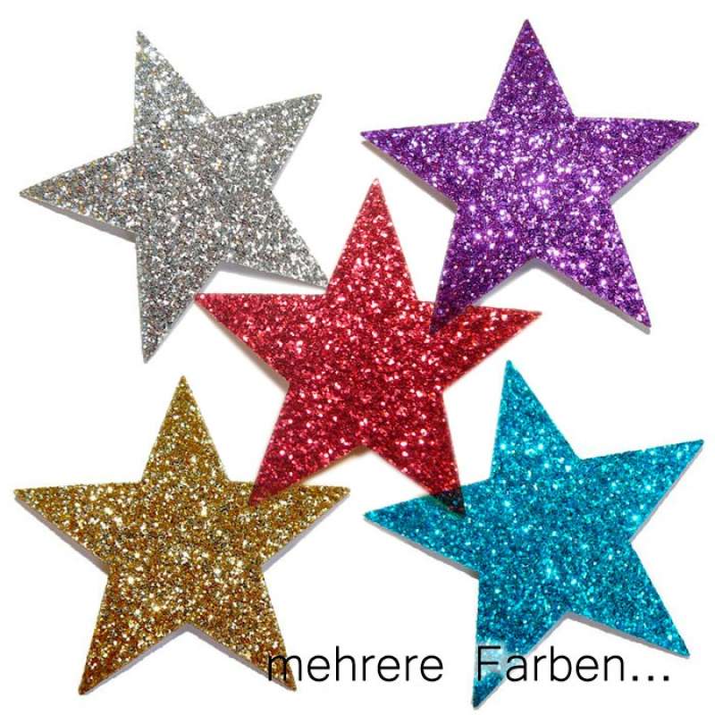 Glitter-Stern ca. 4cm