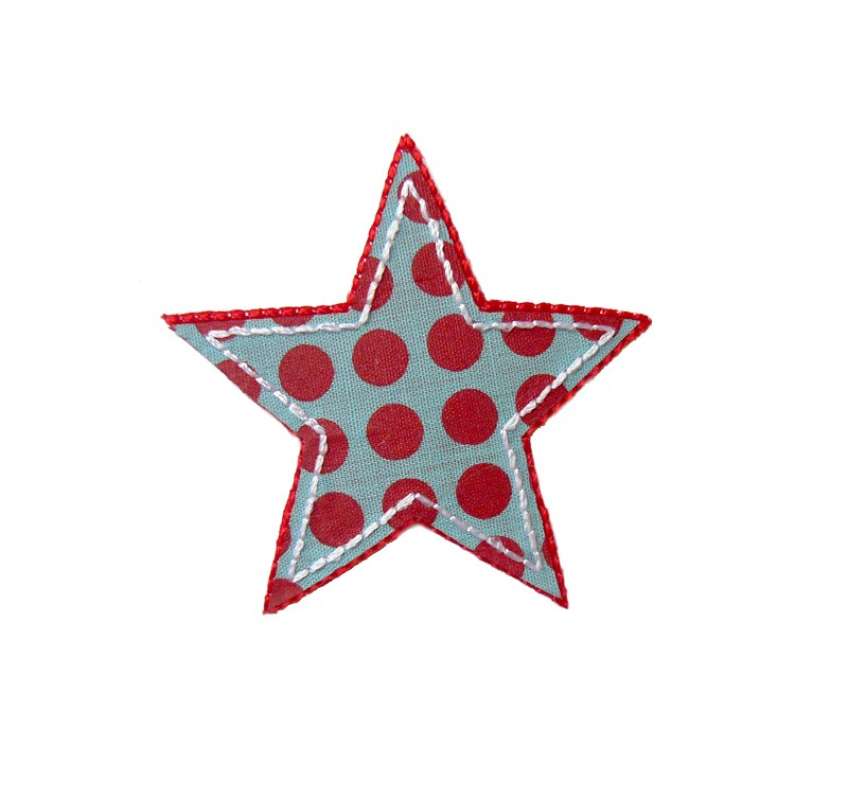 A-Punkte - grau/blau-rot