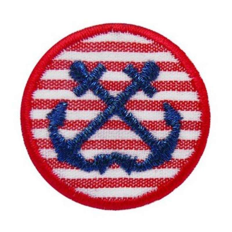 Stickmotiv "Maritim" ca. 3 cm  paillettenshop.de