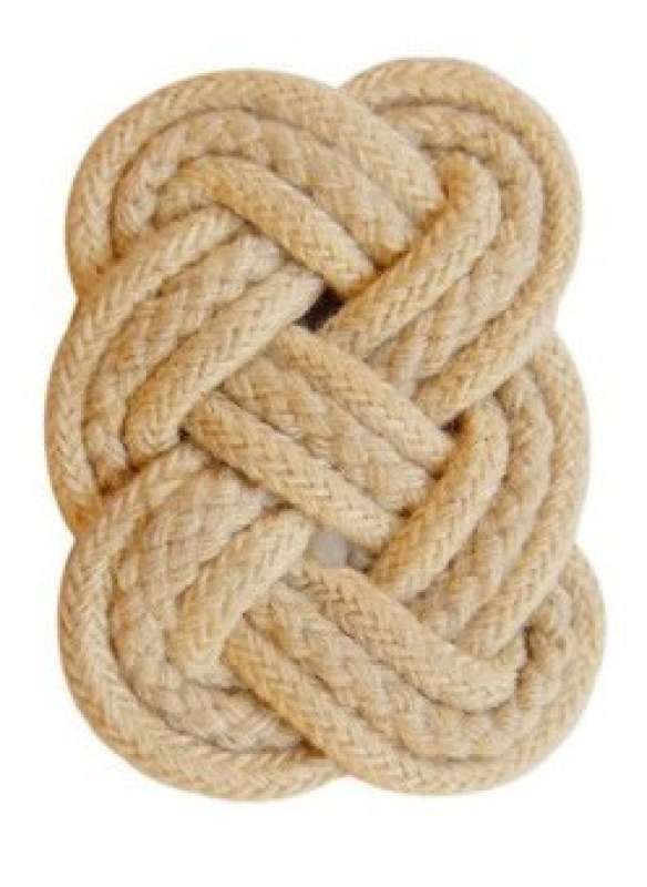 Baumwollknoten in Natur 4,7x3,5cm
