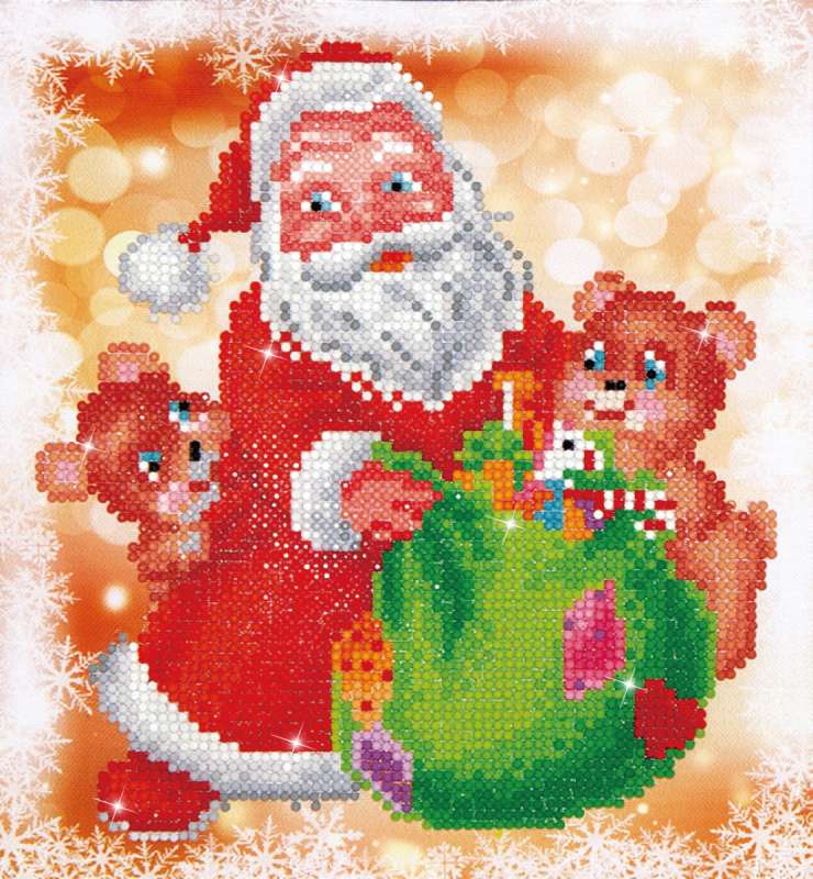 Diamond Dotz® Weihnachtsmann Teddy DD3-011