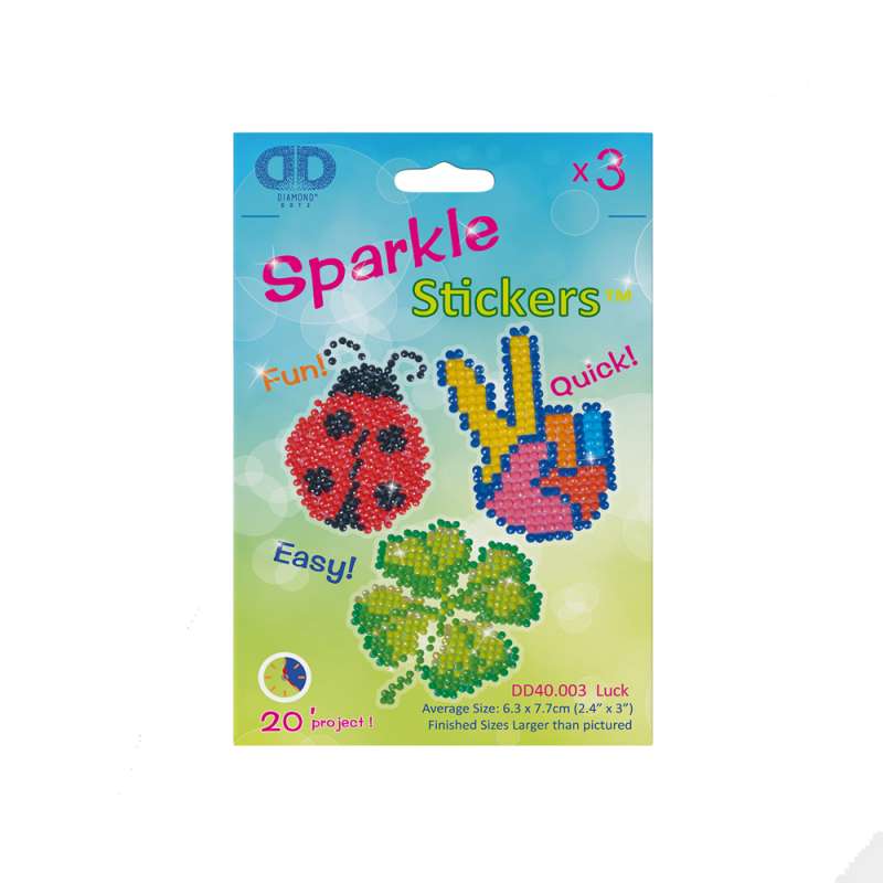 Diamond Dotz® Sticker Set Glücks Symbole DD40-003