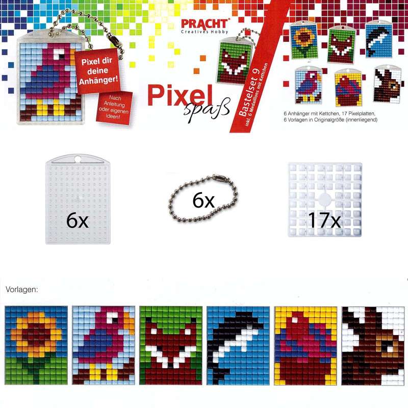 Pixel-Spass-9-Schluesselanhaenger-90016-63501