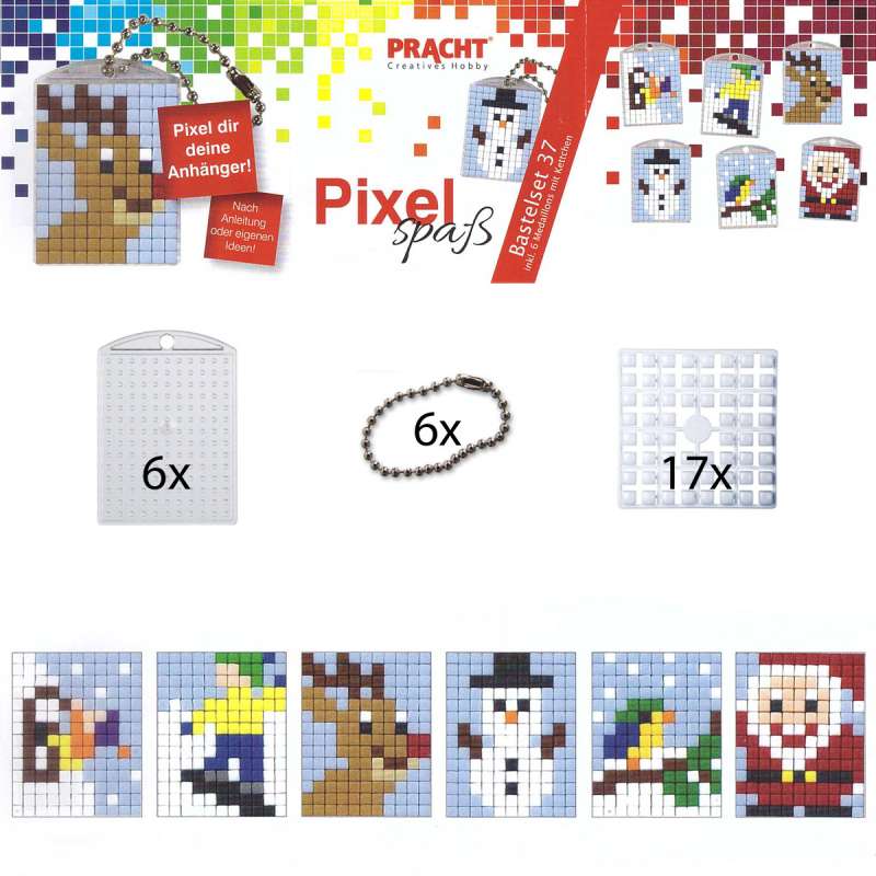 Pixel Spaß Bastel Set 37 Weihnachten 90075-63501
