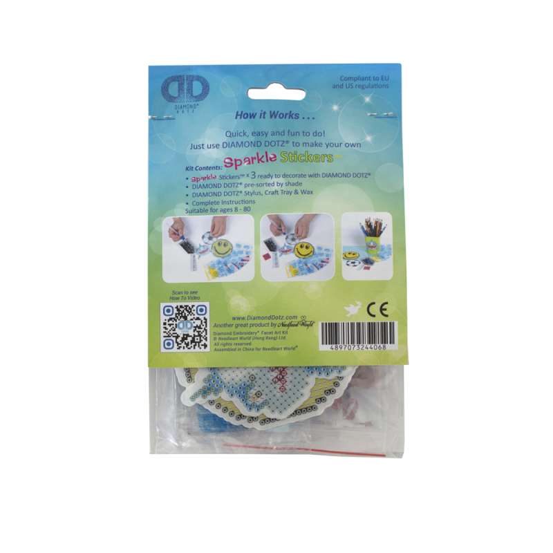 Diamond Dotz® Sticker Set Smile DD40-004