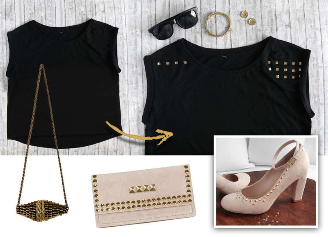 Verwendungsbeipiel Tasche Schuhe paillettenshop.de