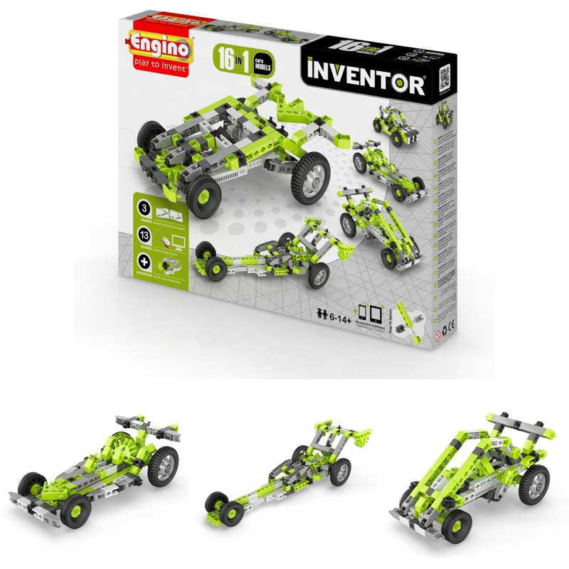 Engino Inventor Autos 16 in 1 Konstruktionsbaukasten 1631