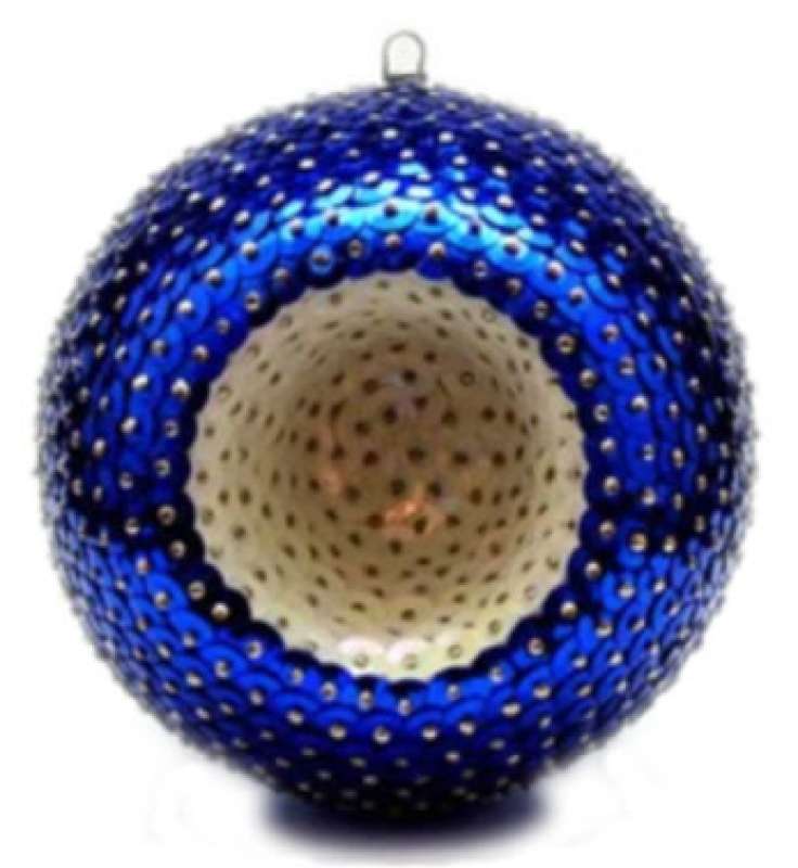 Beispieldeko für die WEihnachtskugel
