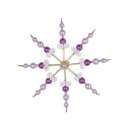 Bastelset Sternenzauber 12cm lila 0142-12165