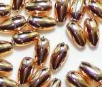 Metallic-Tropfen 6x3mm gold