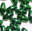 Metallic-Olive 8x4mm grün