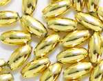 Metallic-Olive 8x4mm gelbgold