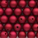 Wachsperlen 6mm rot matt 0820-06024
