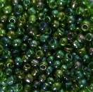 Rocailles 2,6mm transparent gelüstert grün