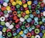 Rocailles 2,6mm opak gelüstert gemischt