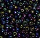 Rocailles 2mm opak gelüstert schwarz
