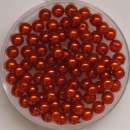 Renaissance Glaswachsperlen 6mm orange Wachsperlen Perlen Schmuckperlen