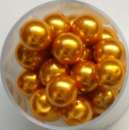 Renaissance Glaswachsperlen 10mm goldgelb Wachsperlen Perlen Schmuckperlen
