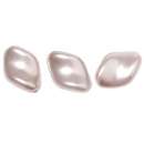 Renaissance-Chips 19x13mm muschelrosa Wachsperlen Perlen Schmuckperlen