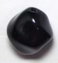 Renaissance-Perle 17mm schwarz Wachsperlen Perlen Schmuckperlen