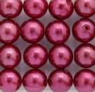 Wachsperlen 3mm weinrot